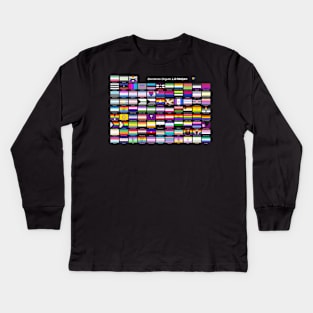 All pride flags in Spanish Kids Long Sleeve T-Shirt